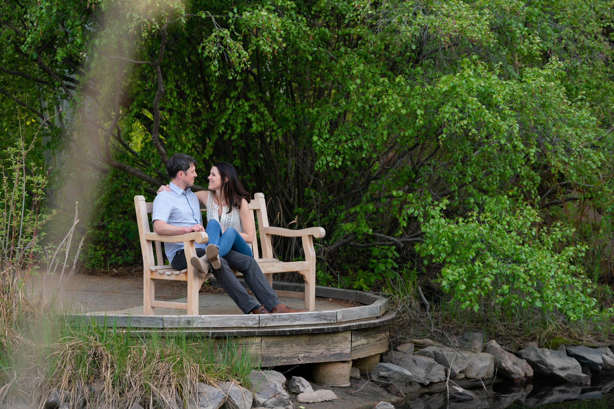 Denver Botanic Gardens Engagement Photos Denver Engagement